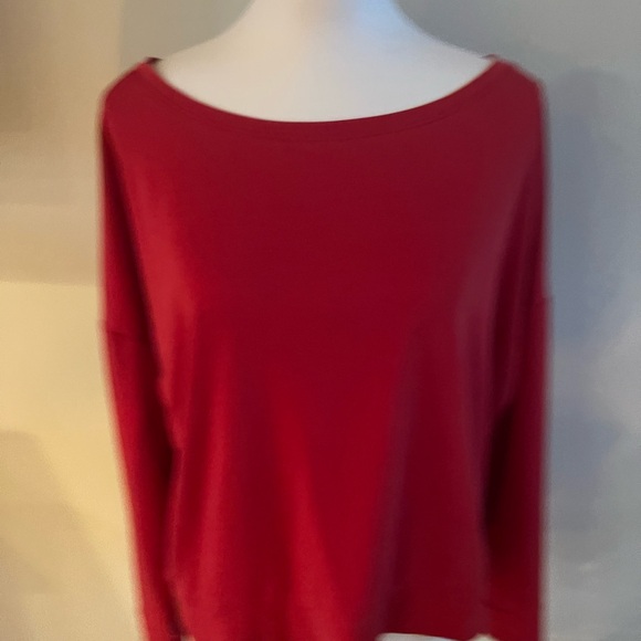 Fabletics Eco Sleek Knit Boat Neck Pullover-Women’s medium - Picture 5 of 6